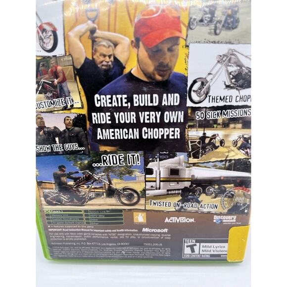 American Chopper (Microsoft Xbox, 2004) Tested Working - Free Ship - Picture 5 of 5